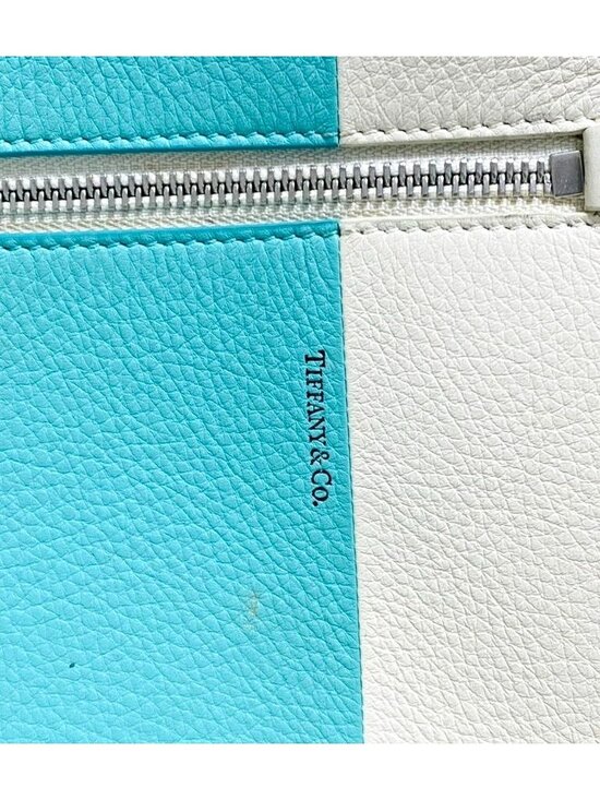 Tiffany & Co Heart Blue & Black Leather Return To Love Bag Charm main image 5